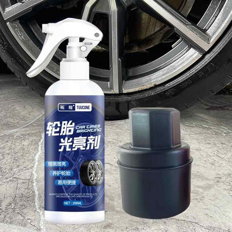 MX外销版汽车轮胎打蜡海绵带盖子可收纳手柄便捷打蜡弧形轮胎海棉