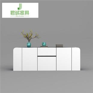 老落板总裁董事办公柜室长背景柜烤漆文件资料柜家用书房地柜