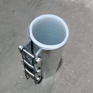 304不锈钢中央供料管夹连接器 管道连接卡箍修补器