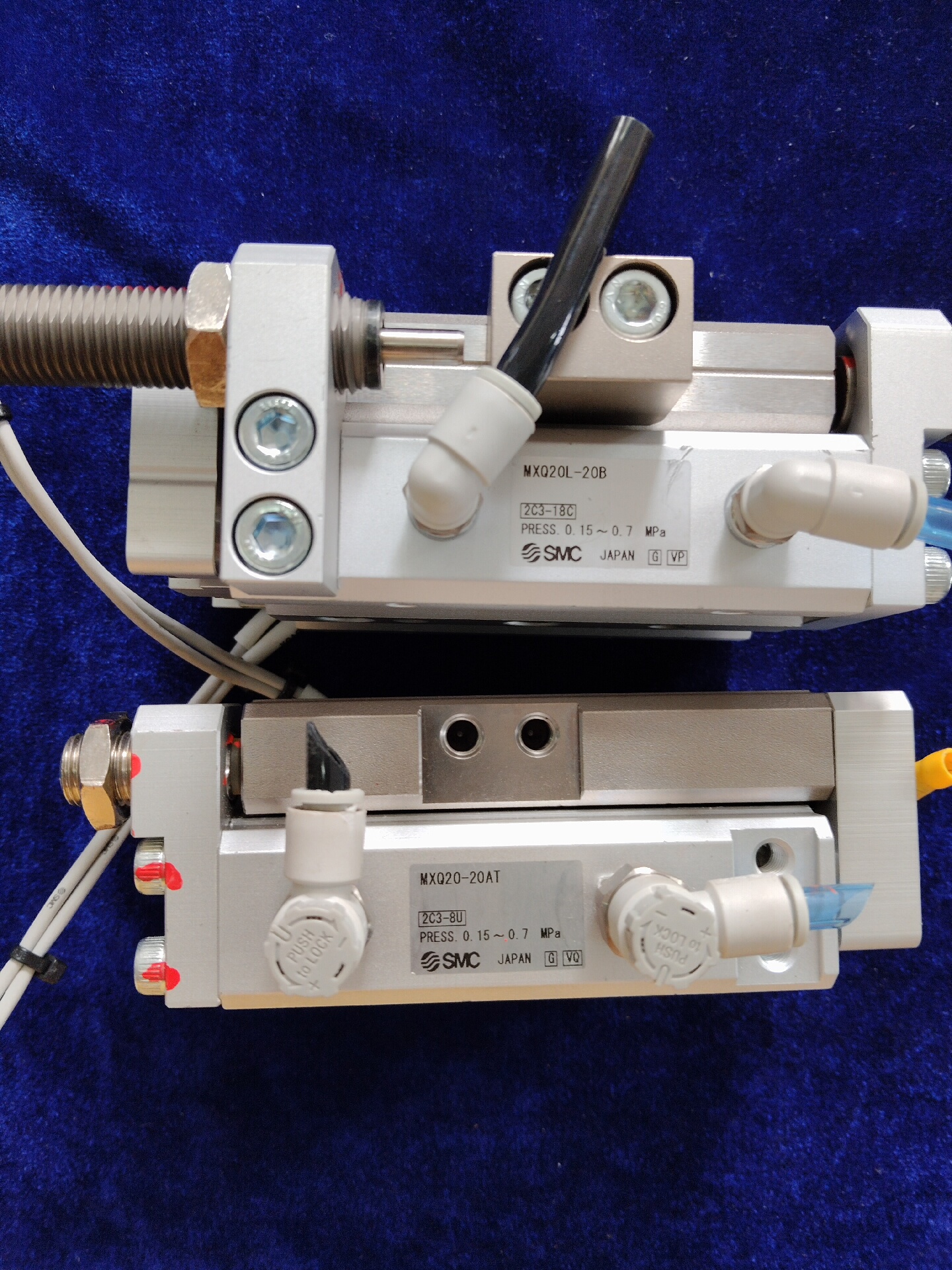 正品拆机SMC滑台气缸MXQ20-20AT，现货4台