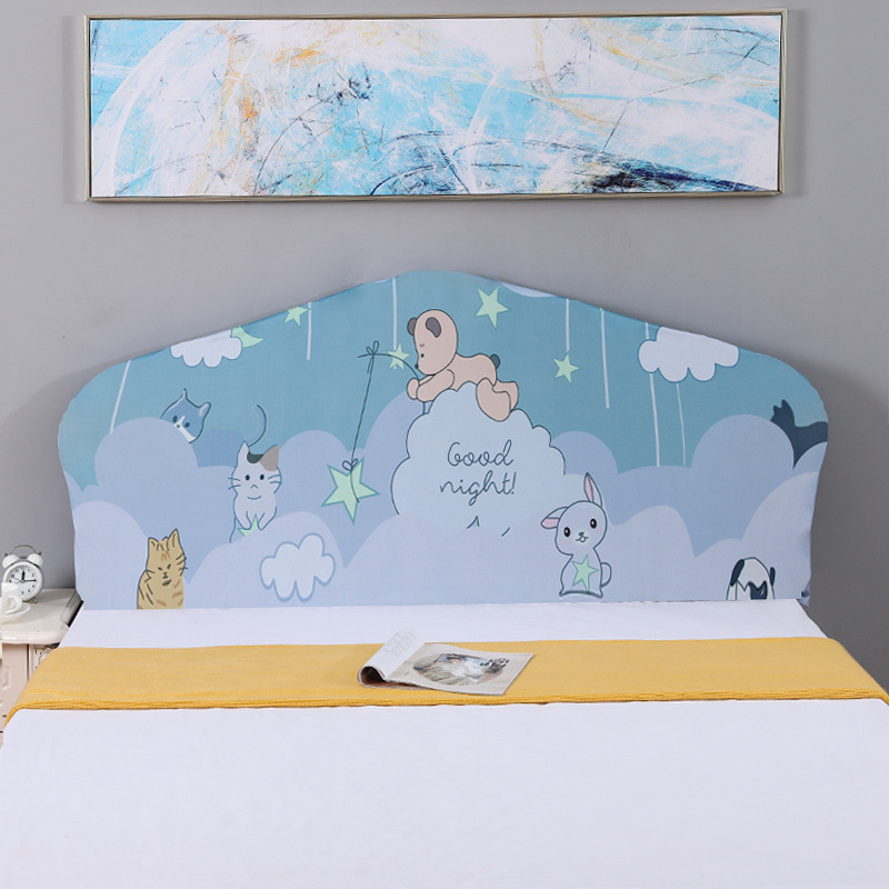 床头套罩2024新款欧式公主风通用非万能弧形凹凸卡通儿童软包异形