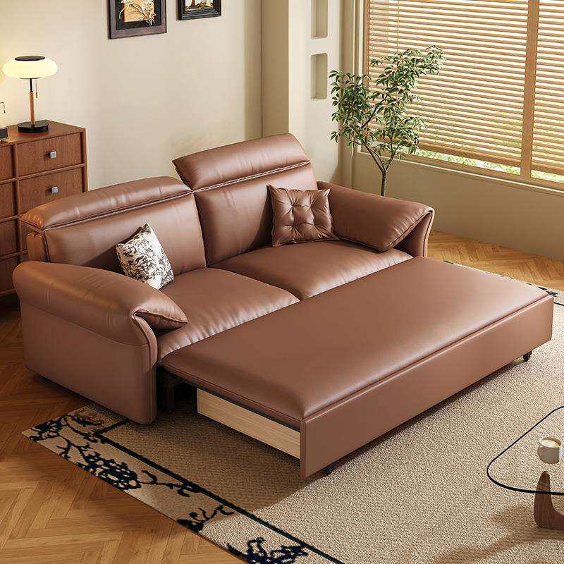 baxter大象耳朵伸缩可折叠沙发床中古风实木沙发家用客厅2026新款