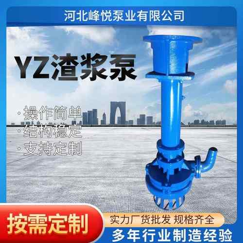 厂家YZ液下渣浆泵50YZ25-15-4电动立式污水泵河底清淤矿用污泥泵