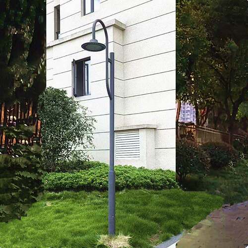 太阳能路灯户外庭院灯3米单头双头灯笼家用公园道路高杆景观亮化