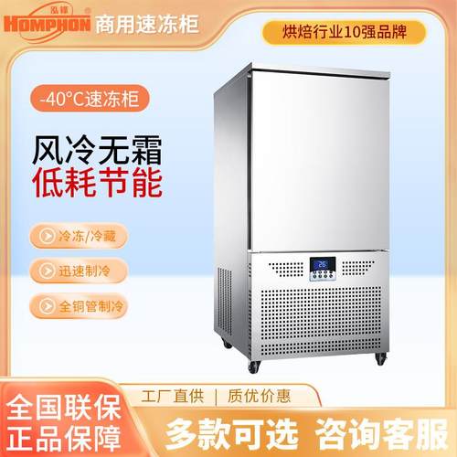 5/10/15盘速冻柜海鲜冰淇淋包子饺子低温风冷速冻柜-40℃急冻柜