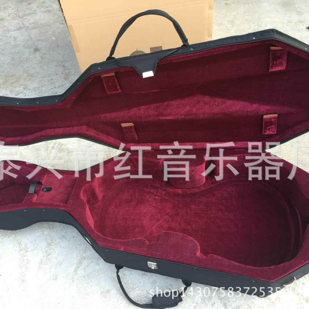 大提琴琴盒绒布原配湿度表防潮保护琴谱防震防尘耐用