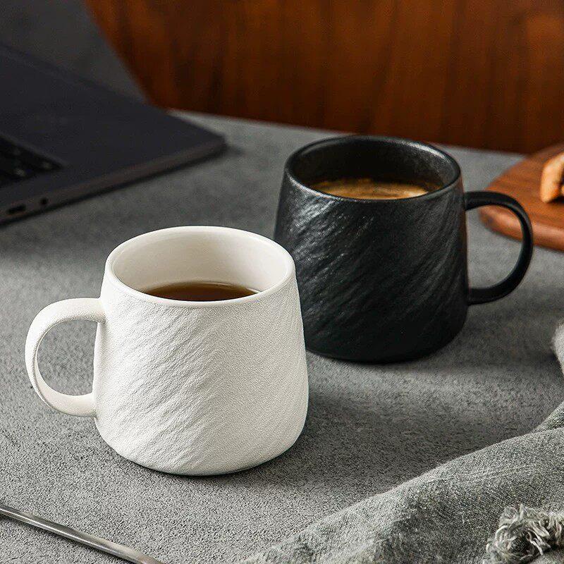 德国简约陶瓷马克杯大容量杯子小众男生水杯茶杯办公室家用咖啡杯