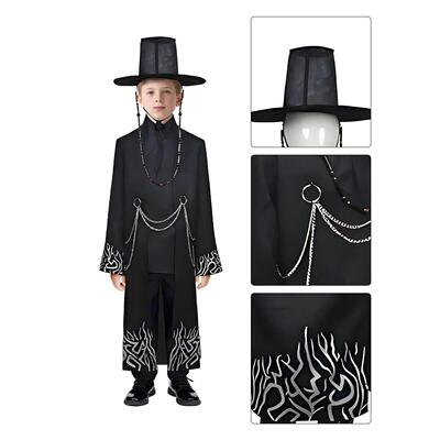 Anime Kpop Boys Role Play Party Cosplay Costume Demon Hunter