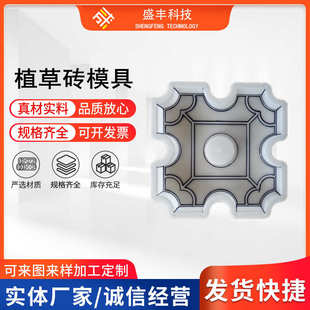 广场室外公园停车场庭院户外九孔植草砖草坪砖混凝土预制块塑料模