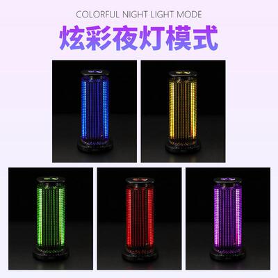 RGB声控拾音灯925节奏灯桌面KTV酒网红音乐频d谱LE吧围D灯拾音氛
