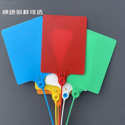 新款直销一次性物流挂签吊牌快递大标签标识挂牌挂牵扎带封条标牌