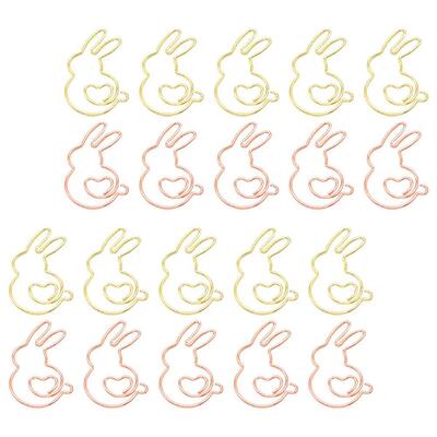 20Pcs Paper Clamp Metal Paper Clip Student Marking Clip