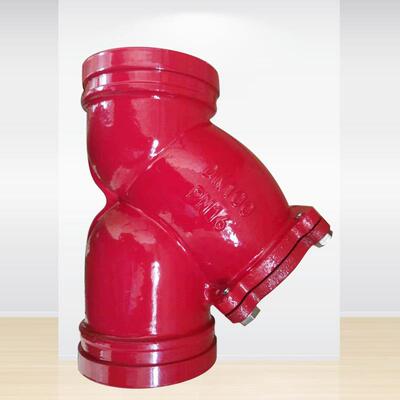 y型过滤器 沟槽Y型过滤器 卡箍过滤器 沟槽式卡箍Y型过滤器