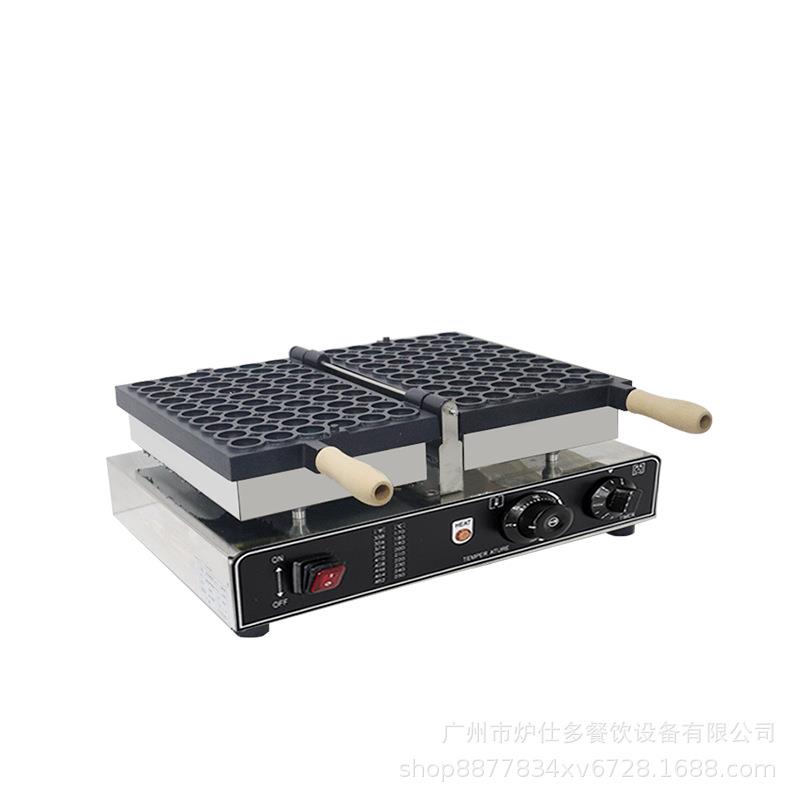 电热60孔圆形球球酥机玫瑰花饼心形华夫饼机商用翻转螺纹酥华夫炉