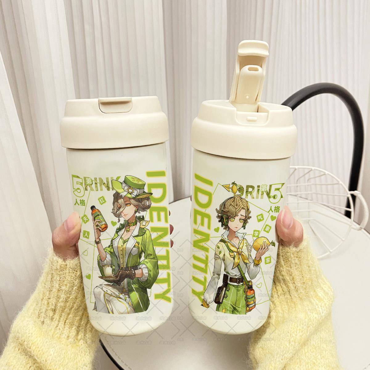 第五人格联动气象学家红夫人系列高颜值保冷温不锈钢喝水双饮杯图片