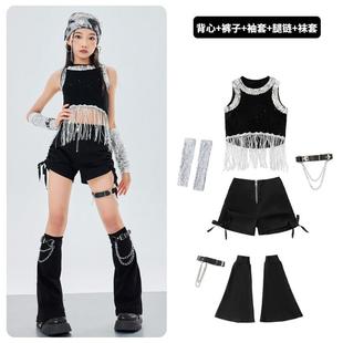 服装 哈孩舞嘻哈时尚 女模t台儿童 新潮嘻酷时尚 高档女孩爵士舞服装