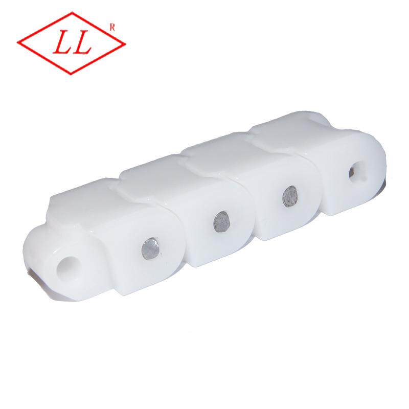 利来40P-B白色塑料链条节距12.7电子药品制造低噪音轻型小链条