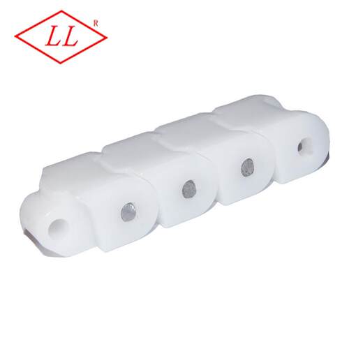 利来40P-B白色塑料链条节距12.7电子药品制造低噪音轻型小链条