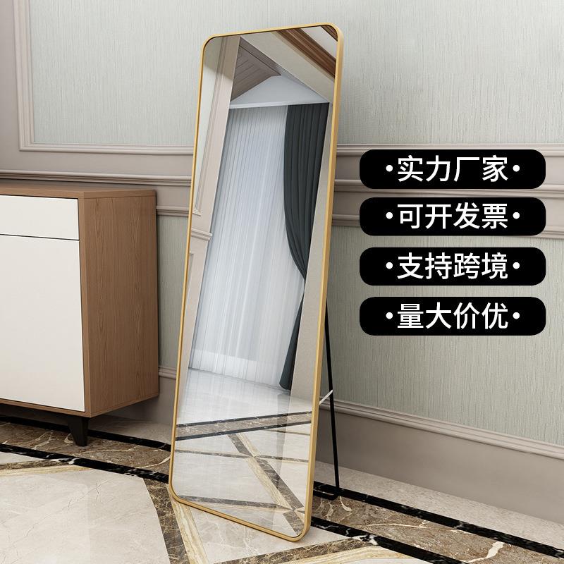 全身镜穿衣落地镜子家用壁挂女生卧室化妆挂墙宿舍立体试衣立式