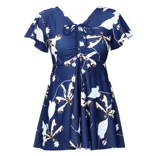 泡游泳装 2024年新款 分体妈妈款 妈妈泳衣女保守中老年遮肚大码