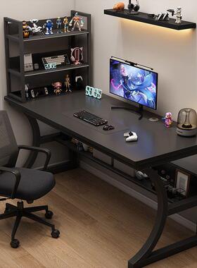 电脑桌台式家用字竞桌简QVZ易书桌办公工桌卧学生桌子写作台室学