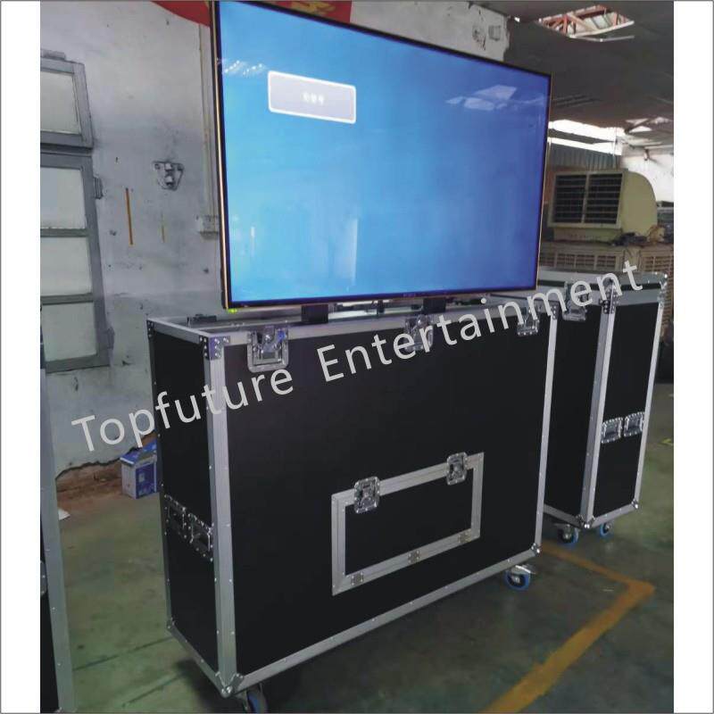 供应液压升降电视箱演出箱LED/LCD航空箱出口品质器材箱航空箱