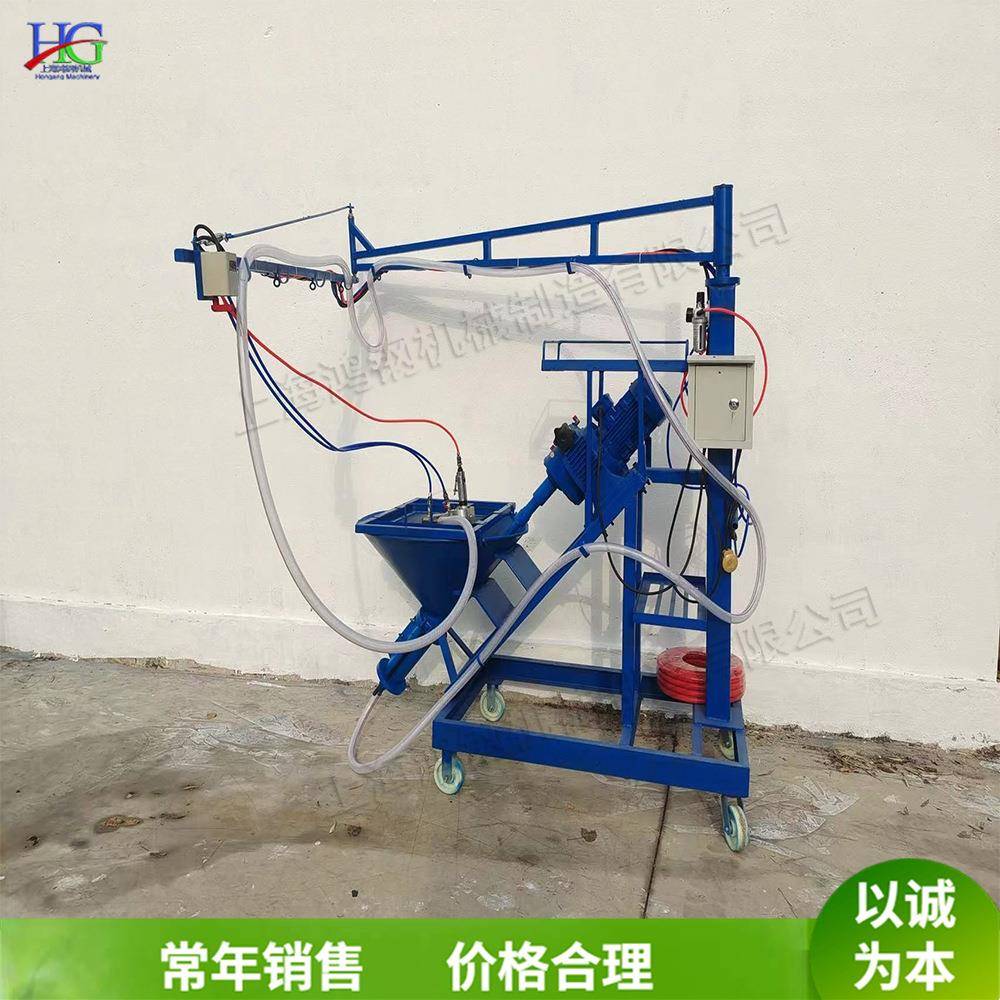 197窗套砂维浆喷涂机G机RC玻璃纤丝喷浆湿式水泥喷浆机