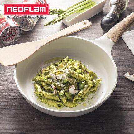 Neoflam陶瓷涂层日式不粘煎锅家用煎蛋煎牛排平底锅电磁炉不粘锅