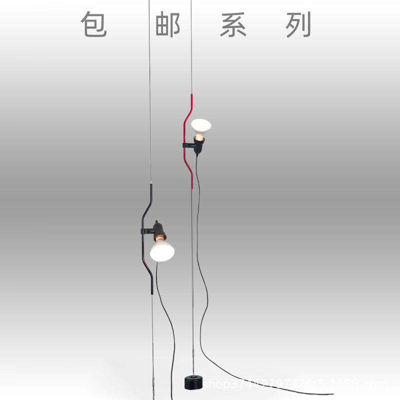 意大利客厅卧室床头画廊可调节高度沙发旁展厅装饰LED落地小吊灯