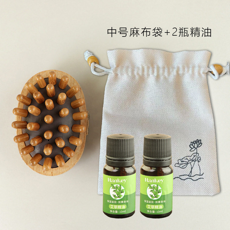 亚麻小布袋棉麻束口袋抽绳袋收纳包装袋文玩首饰手串袋子福袋