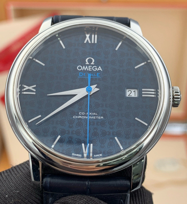 专柜价6折98新全套39.5mm欧米茄奥比斯小熊424.13.40自动机械男表