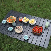 户外露营野餐车营地车便携折叠推车郊游购物拖车摆摊手拉车桌板