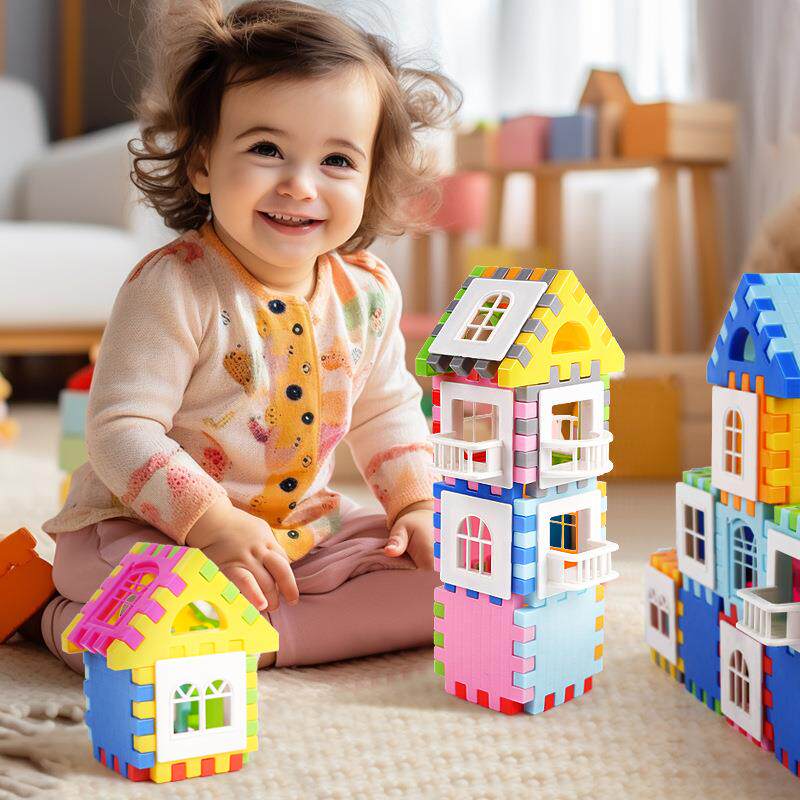 新款积木大颗粒 房子积木大号方块儿童拼装幼儿园益智玩具