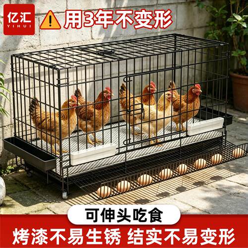 鸡笼家用室外大号自动清粪农村宠物笼鸡鸭鹅专用笼新型家禽养殖笼