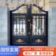 铝艺围墙门小区别墅庭院门铝合金双门电动院子大门自建房双门
