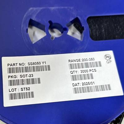 贴片三极管 SS8050 SS8550 S8050 S8550 丝印Y1 Y2 J3Y 2TY SOT23