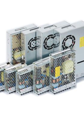 LRS明纬220转12V24V开关电源LED直流50/75/150/200/350/450/600W
