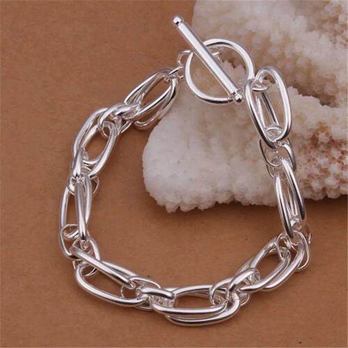 Wholesale for Men Women Chain 925 Sterling Silver Bracelets