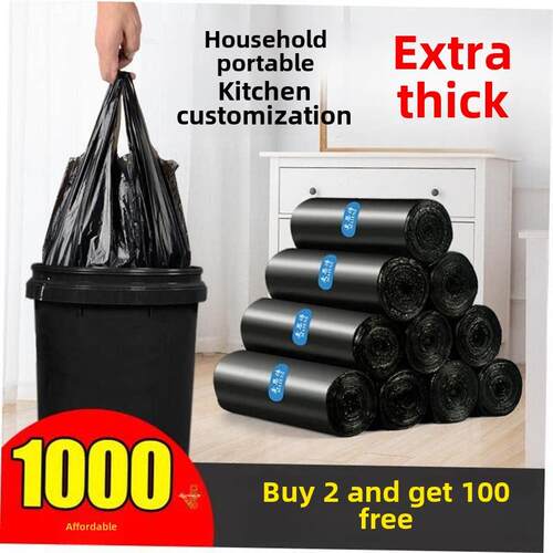 Garbage bags portable kitchen large trash can plastic bag