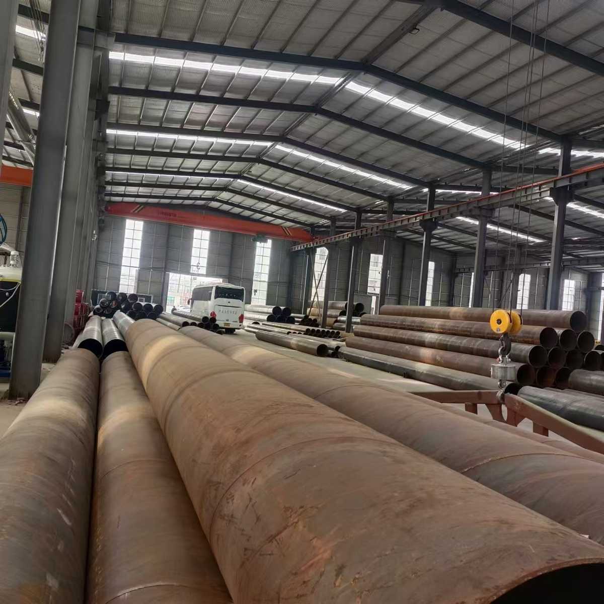 大口径螺旋钢管厚壁无缝污水处理防腐不锈钢管高频焊接螺旋钢管
