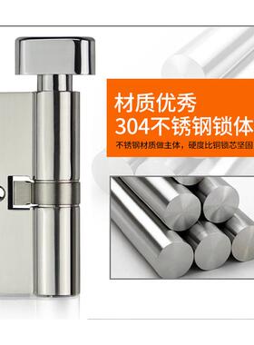 柯莱仕KLS防门芯锁断桥铝锁芯超C级大门盗不锈钢门空转锁牌：qita