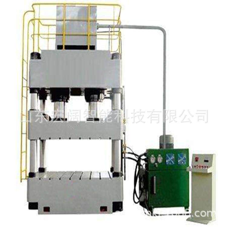 100吨200吨双缸四柱液压机卫星锅盖拉伸成型机400吨油压机