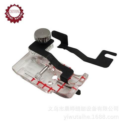 适用于JANOME真善美家用缝纫机拼布压脚1/4拼布压脚塑料压脚