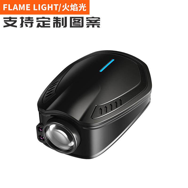 充电迎宾灯车门镭射投影灯免接线汽车led装饰通用改装无线开门灯