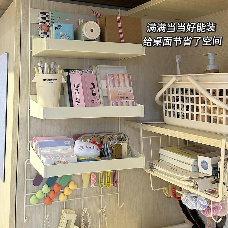 宿舍床头挂篮大学生置物架下铺挂架上下床寝室神器收纳层架墙上好