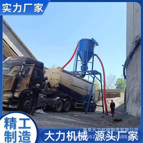 加高龙门架电厂粉煤灰装罐车气力输送机负压输送环保无扬尘
