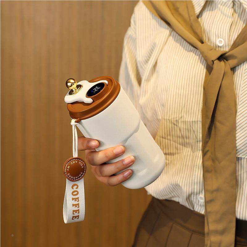 学新公款3115685866不锈钢办咖啡保温杯男女生便携高颜值保冷随行