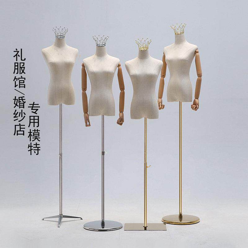 婚纱店专用模特展示架全身女装礼服人台禾秀服装模特道具女半身