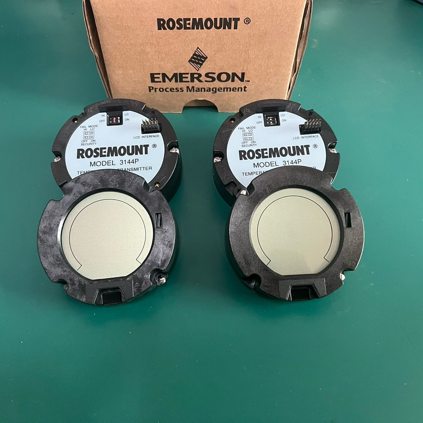 罗斯蒙特3144p温度变送器，显示屏，温度模块可充新