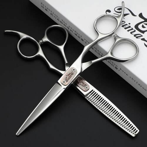 飞马剪刀美发剪发廊理髲剪刀套装平剪浏海无痕鹿角鱼骨牙剪打薄剪